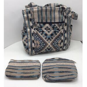 Canyon Sky Purse with Matching Makeup Bag and Coin Purse